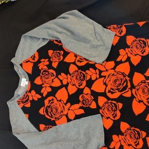 NWOT LuLaRoe quarter sleeve shirt 3x